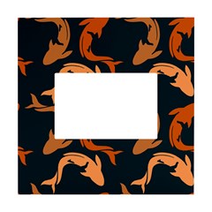 Background Pattern Texture Design Wallpaper Fish White Box Photo Frame 4  X 6 