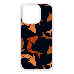 Background Pattern Texture Design Wallpaper Fish Iphone 14 Pro Tpu Uv Print Case