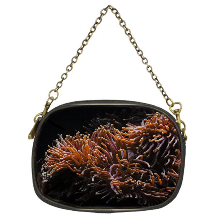 Sea Anemone Coral Underwater Ocean Sea Water Chain Purse (One Side)