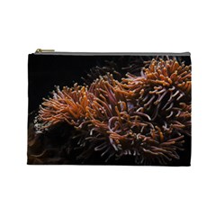 Sea Anemone Coral Underwater Ocean Sea Water Cosmetic Bag (large) by pakminggu