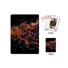 Sea Anemone Coral Underwater Ocean Sea Water Playing Cards Single Design (mini) by pakminggu