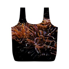 Sea Anemone Coral Underwater Ocean Sea Water Full Print Recycle Bag (m) by pakminggu