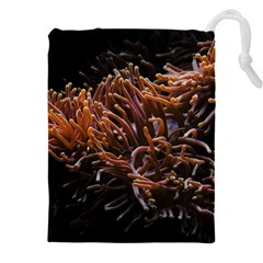 Sea Anemone Coral Underwater Ocean Sea Water Drawstring Pouch (4xl) by pakminggu