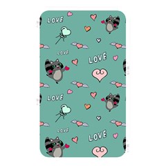 Raccoon Texture Seamless Scrapbooking Hearts Memory Card Reader (rectangular) by pakminggu