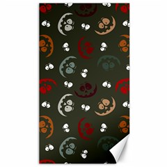 Art Halloween Pattern Creepy Design Digital Papers Canvas 40  X 72  by pakminggu