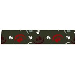 Art Halloween Pattern Creepy Design Digital Papers Large Premium Plush Fleece Scarf  Front