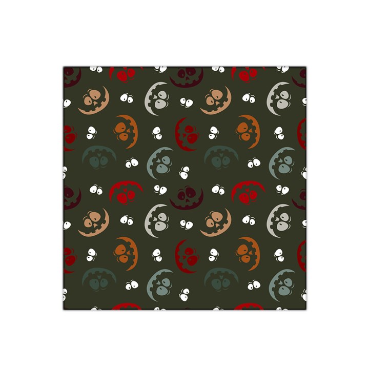 Art Halloween Pattern Creepy Design Digital Papers Satin Bandana Scarf 22  x 22 