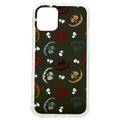 Art Halloween Pattern Creepy Design Digital Papers Iphone 12 Mini Tpu Uv Print Case	 by pakminggu