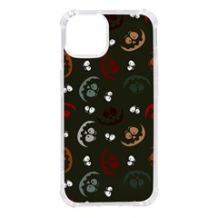 Art Halloween Pattern Creepy Design Digital Papers Iphone 14 Tpu Uv Print Case