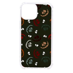 Art Halloween Pattern Creepy Design Digital Papers Iphone 13 Mini Tpu Uv Print Case