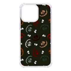 Art Halloween Pattern Creepy Design Digital Papers Iphone 13 Pro Tpu Uv Print Case