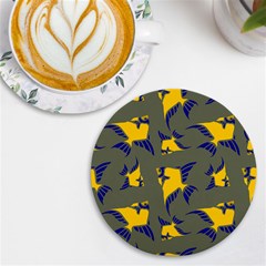 Background Pattern Texture Design Wallpaper Uv Print Round Tile Coaster by pakminggu