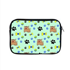 Dog Pattern Seamless Blue Background Scrapbooking Apple Macbook Pro 15  Zipper Case by pakminggu