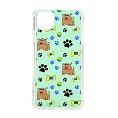 Dog Pattern Seamless Blue Background Scrapbooking Iphone 11 Pro Max 6 5 Inch Tpu Uv Print Case by pakminggu