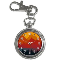 Mountain Forest Nature Scenery Art Mountains Key Chain Watches by pakminggu