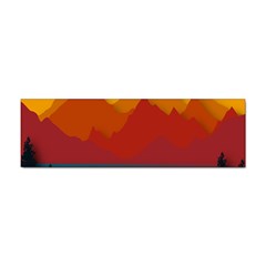 Mountain Forest Nature Scenery Art Mountains Sticker Bumper (100 Pack) by pakminggu