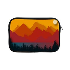 Mountain Forest Nature Scenery Art Mountains Apple Ipad Mini Zipper Cases by pakminggu