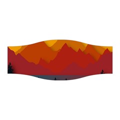 Mountain Forest Nature Scenery Art Mountains Stretchable Headband by pakminggu