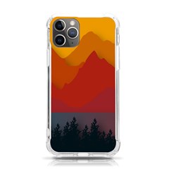 Mountain Forest Nature Scenery Art Mountains Iphone 11 Pro 5 8 Inch Tpu Uv Print Case by pakminggu