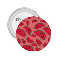 Watermelon Red Food Fruit Healthy Summer Fresh 2 25  Buttons by pakminggu