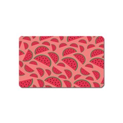 Watermelon Red Food Fruit Healthy Summer Fresh Magnet (name Card) by pakminggu