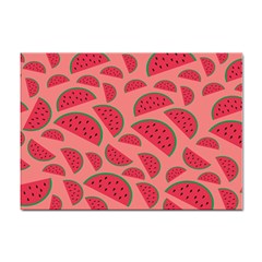 Watermelon Red Food Fruit Healthy Summer Fresh Sticker A4 (10 Pack) by pakminggu