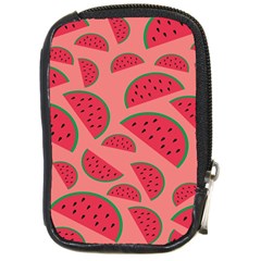 Watermelon Red Food Fruit Healthy Summer Fresh Compact Camera Leather Case by pakminggu