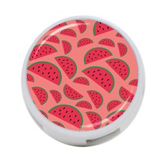 Watermelon Red Food Fruit Healthy Summer Fresh 4-port Usb Hub (one Side) by pakminggu