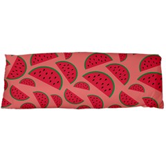 Watermelon Red Food Fruit Healthy Summer Fresh Body Pillow Case (dakimakura) by pakminggu