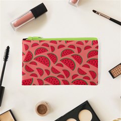 Watermelon Red Food Fruit Healthy Summer Fresh Cosmetic Bag (xs) by pakminggu