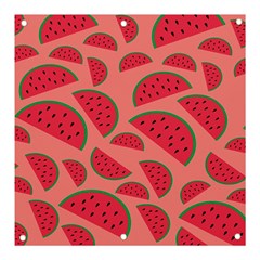 Watermelon Red Food Fruit Healthy Summer Fresh Banner And Sign 3  X 3  by pakminggu