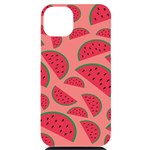 Watermelon Red Food Fruit Healthy Summer Fresh iPhone 14 Plus Black UV Print Case Front