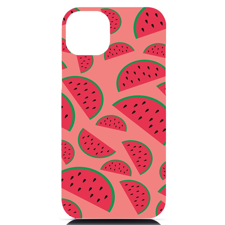 Watermelon Red Food Fruit Healthy Summer Fresh iPhone 14 Plus Black UV Print Case