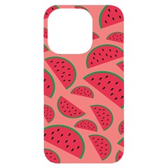 Watermelon Red Food Fruit Healthy Summer Fresh Iphone 14 Pro Black Uv Print Case by pakminggu