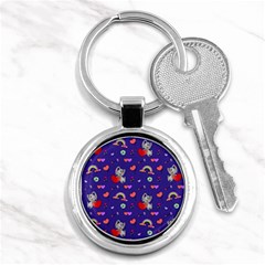 Texture Seamless Digital Scrapbooking Decorative Key Chain (round) by pakminggu