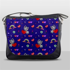 Texture Seamless Digital Scrapbooking Decorative Messenger Bag by pakminggu