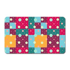 Background Pattern Texture Design Dots Wallpaper Magnet (rectangular) by pakminggu