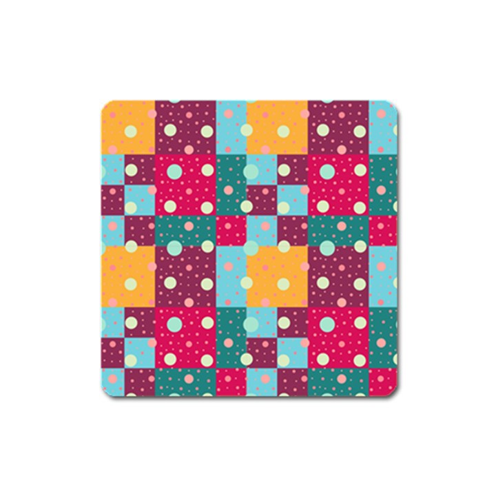 Background Pattern Texture Design Dots Wallpaper Square Magnet