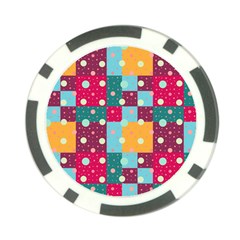 Background Pattern Texture Design Dots Wallpaper Poker Chip Card Guard (10 Pack) by pakminggu