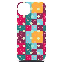 Background Pattern Texture Design Dots Wallpaper Iphone 14 Plus Black Uv Print Case