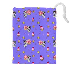 Art Pattern Design Seamless Scrapbooking Drawstring Pouch (4xl) by pakminggu