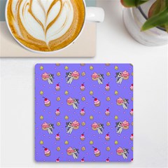 Art Pattern Design Seamless Scrapbooking Uv Print Square Tile Coaster  by pakminggu