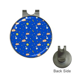 Cat Animals Sleep Stars Seamless Background Hat Clips With Golf Markers by pakminggu