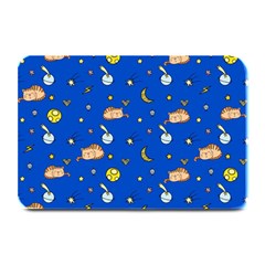 Cat Animals Sleep Stars Seamless Background Plate Mats by pakminggu