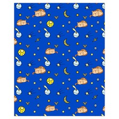 Cat Animals Sleep Stars Seamless Background Drawstring Bag (small) by pakminggu