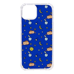 Cat Animals Sleep Stars Seamless Background Iphone 14 Tpu Uv Print Case by pakminggu