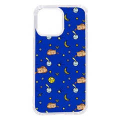 Cat Animals Sleep Stars Seamless Background Iphone 14 Pro Max Tpu Uv Print Case