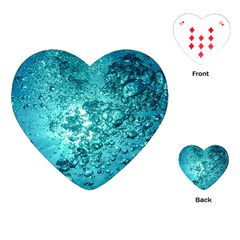 Nature Wallpaper Bubbles Water Bubbly Playing Cards Single Design (heart)