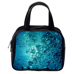 Nature Wallpaper Bubbles Water Bubbly Classic Handbag (one Side) by pakminggu