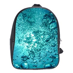 Nature Wallpaper Bubbles Water Bubbly School Bag (large) by pakminggu